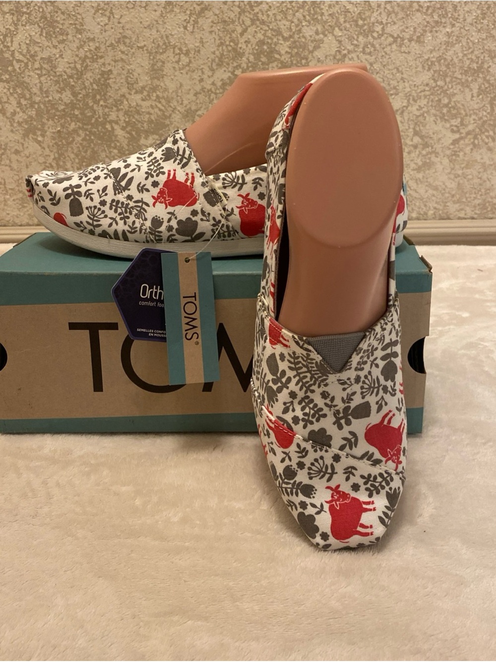 Toms Alpargata Flats 2021 Year Of The Ox Floral Print